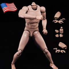 MX02-A 1/6 Standard Shoulder Male Body Suntan Skin Strong Muscle Action Figure