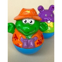 Vintage 2003 Hasbro Weebles Figures Lot of 4 Bunny Elephant Explorer Fireman