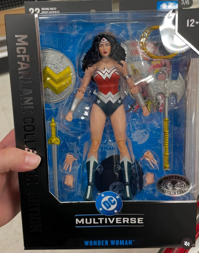 McFarlane DC Multiverse Platinum Edition Wonder Woman 1/10 Action Figure Model
