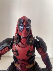 Bandai Manga Realization Samurai Kabukimono Deadpool 7” Figure No Accessories