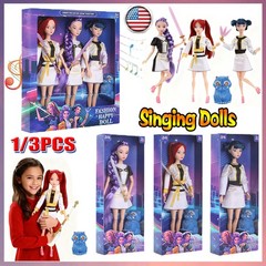 Cosplay K-Pop Devil Demon Hunters Singing Dolls Music & Light Collectible Figure