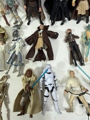 Star Wars 3 to 4in Action Figures Mixed Lot 44 / Weapons Accessories Hasbro