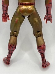 VINTAGE Spiderman Action Figure – Gold & Red Web Runner – Marvel – Toy Biz 1994