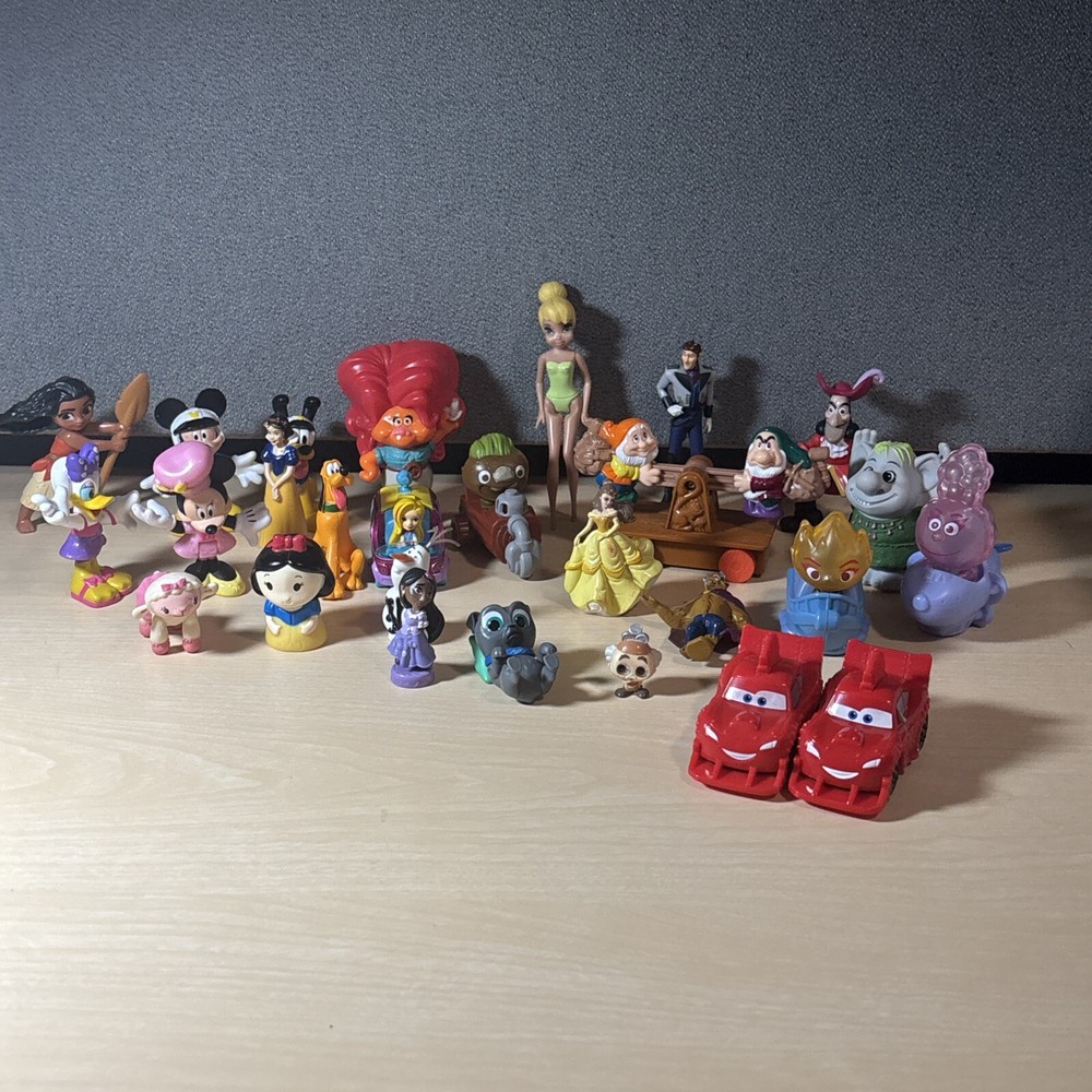 Large Lot Of Disney Vinyl Plastic And PVC Figures – Cake Toppers 27 Pcs P671