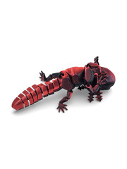 Lot 4 Articulated Axolotl Toy 6″ – 3D Printed Salamander Fidget Flex Desk Pet