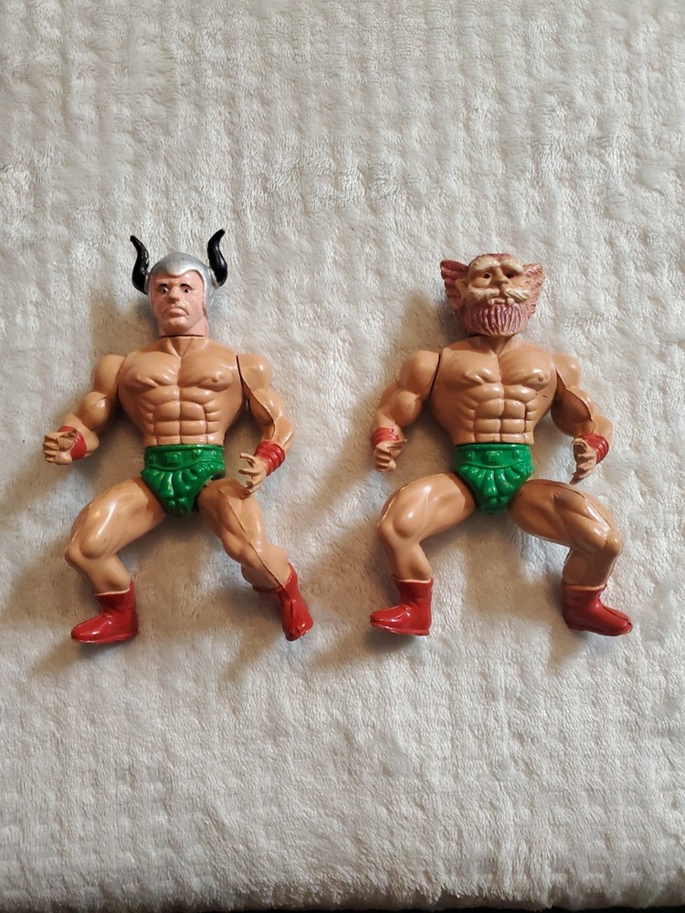 Vintage 80s Unbranded MOTU KO Bootleg Figures Lot Daton Hulka Galaxy Heroes