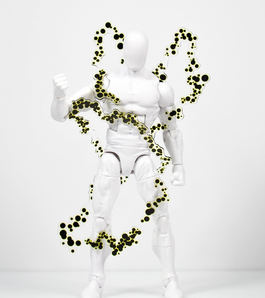 “Kirby Krackle” Wrap style Action Figure Effect Set – Great for Marvel Legends