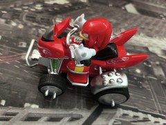 Sonic Sega All-Stars Racing Knuckles The Echidna Pull Back Racer Car 5.25in #A