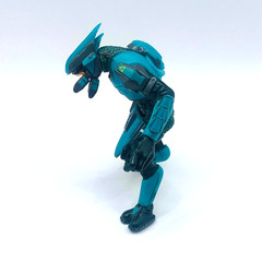 Halo 2 Teal Blue Cyan Elite 3″ Mini Action Figure Xbox Slayer Joyride Studios