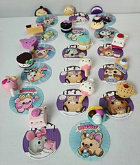 Smooshy Mushy Minis Lot of 17 Squishies Complete with Matching Stickers