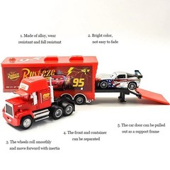 Disney Pixar Cars Lot Mack Hauler Truck 1:55 Diecast Model Car Toys Collect Boys