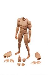 USA MX02-B 1/6 Male Soldier Super Flexible PVC Body Doll Fit 12in Action Figure