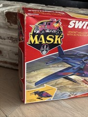 M.A.S.K. SWITCHBLADE 100% Complete w/ Box Unused Stickers Short Viper Mask 1985