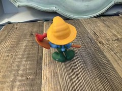2.75”H Smurf Farmer 2011 Peyo McDonalds TV Movie Character Toy
