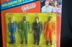 Free shp!Vintage 1983 The A-Team 4 Figure ‘Soldiers of Fortune’ NIB-#8456 Galoob