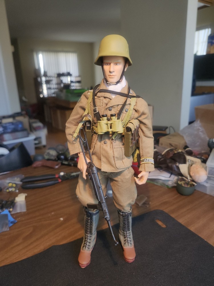 Dragon DiD 1/6 CUSTOM Kitbash WWII German Afrika Korps FREE Shipping