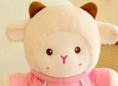1pc.20cm. PP Cotton Cartoon Plush Sheep Soft Toys Stuffed Animal Sheep Dolls