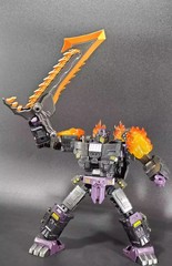 For AOTP Megatronus The Fallen Chain Saw Knife Axe Weapon Upgrade Kits