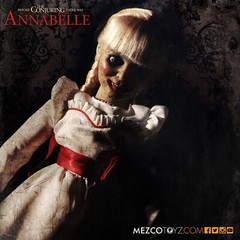 Mezco The Conjuring Universe 18″ Annabelle Roto Plush Doll Replica Horror Movie