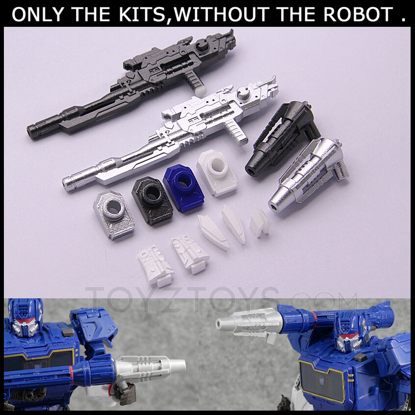 Shoulder Cannon Weapon Leg Filler Upgrade Kits For Studio Series SS83 Soundwave