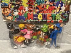 El Chavo Del 8 Figure Lot 8 Pcs 3-3.5 in Handmade Mexico Collectible La Vecindad