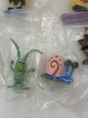8 NEW Nickelodeon Viacom SpongeBob Squarepants PVC Figure Lot Cake Toppers Gary