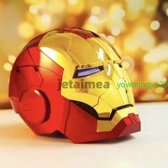 US1:1 Iron Man MK5 Jarvis Deformable Voice Control Wearable Helmet Electroplated