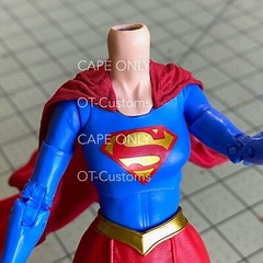 CAPE ONLY – Wired Cape Supergirl DC Rebirth Mcfarlane DC Multiverse 7″