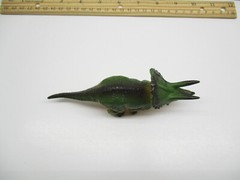 1999 Animal Planet Green Triceratops Dinosaur Jurassic Dino Figure