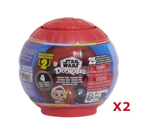 Star Wars – Doorables Galaxy Peek Series 2 – Mystery Blind Surprise Figure (X2)