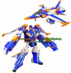 Metal Cardbot S CIELO Action Figure Jet Fighter Transformer Robot Plane Boy Toy