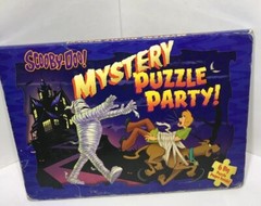 Hanna Barbara 6 BIG Puzzle Pages Scooby Doo Mystery Puzzle Party Book TV Movie