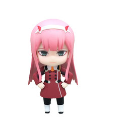 10cm Darling in the Zero Two Q Version Combat Uniform Anime Figure 3 Pack