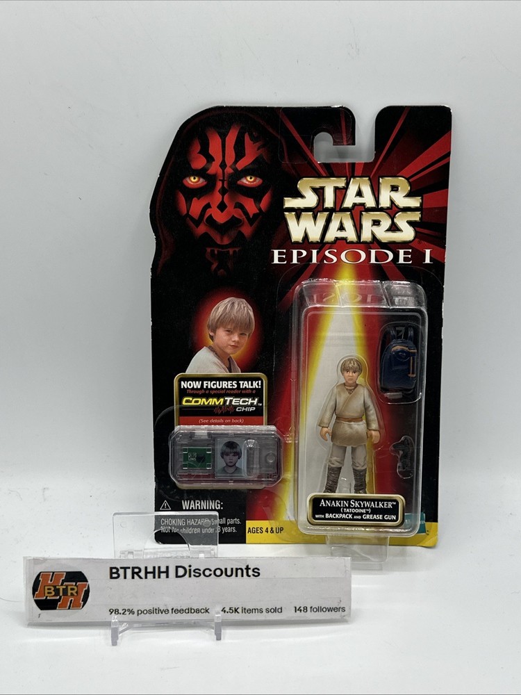 Hasbro Star Wars Episode 1: 1998 Tatooine Anakin Skywalker Action Figure