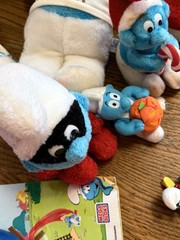 HUGE Vintage Smurfs Lot 1966–1983 PVC Plush Houses Accessories More AS IS Rare