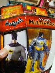 NEW BAD CARD DC Multiverse Arkham Origins BATMAN CLASSIC TV Series Adam West MOC