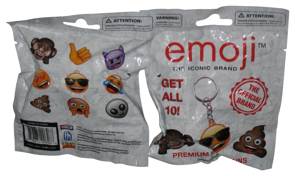 Emoji The Iconic Brand UCC Official Premium Blind Keychain Lot – (2 Random Myste