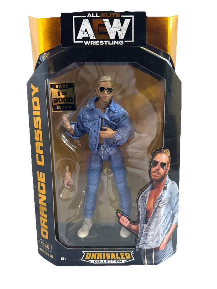 Jazwares AEW Unrivaled Series: Orange Cassidy #162 Chase Figure Rare Edition New