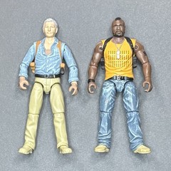 2010 Jazwares A-Team Action Figures – Hannibal Smith and BA Baracas