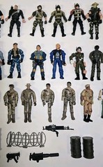 33 Vintage Lanard The Corps, Chap Mei. GI Joe Action Figures w/Parts (Read)