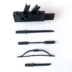 1984 GI Joe Cobra Storm Shadow Replacement Accessories 100% Complete Repro