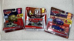 Disney Cars HTF Chase* Marcelo & Marco, Miles Axelrod & Christina Wheeland