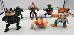 1990’s Teenage Mutant Ninja Turtles Playmates Figures lot of 6