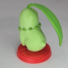 Pokemon 1.5″ Chikorita Choco Egg Mini Figure Gashapon Furuta Nintendo
