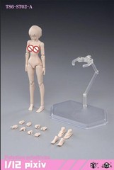 86TOYS T86-ST 1/12 Female Super Flexible Joint Body+Anime Head 6″ Action Figure