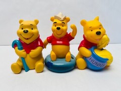Vintage Disney Winnie the Pooh Vinyl Plastic Figures Set Nursery Decor BIN 22