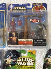 8 Star Wars Hasbro ACTION FIGURE MIXED LOT: C-3PO SKYWALKER WAT TAMBOR SANDTROOP