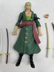 One Piece Anime Heroes RORONOA ZORO w/ Green Coat & Accessories (Bandai Namco)