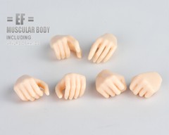 US 1/6 Female Mid Bust Pale Skin Body Model 12″ Action Figure Body Hands Toy