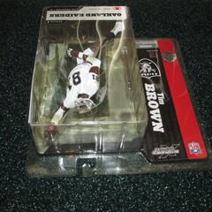 McFarlane 2004 Tim Brown Oakland Raiders series 8 (rookie piece) variant/Chase